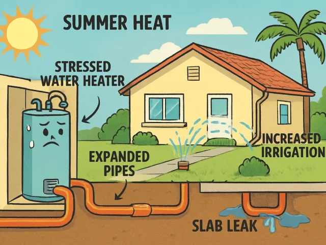 How Summer Heat Impacts Your Plumbing System