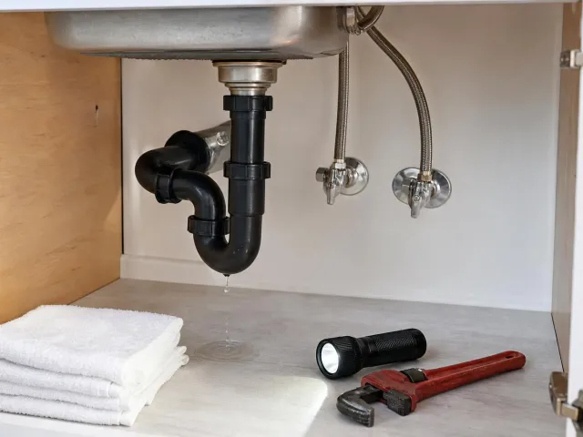 Water Leaking Under Your Sink: Causes and Fixes