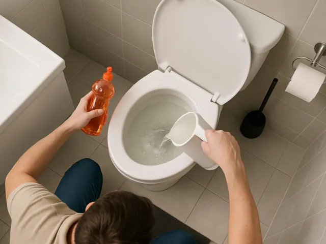 How to Unclog a Toilet Fast Without a Plunger